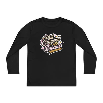 Youth Long Sleeve Tee \ Phill Campbell Bobcats \ PCBG1