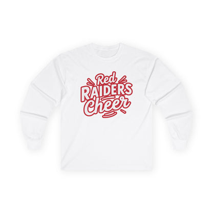 Adult Long Sleeve Tee \ Marion County Red Raiders Cheer \ MCC1