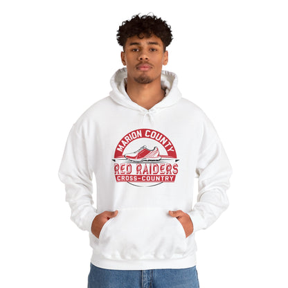 Adult Hoodie Sweatshirt \ Marion County Red Raiders Cross-Country \ MCCC1