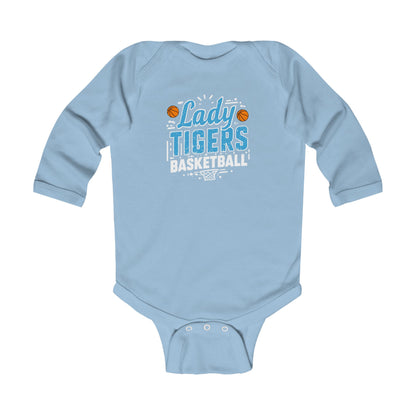 Long Sleeve Baby Bodysuit \ Brilliant Tigers Basketball \ BTBKG1
