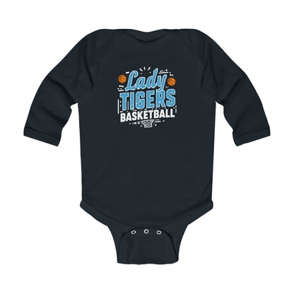 Long Sleeve Baby Bodysuit \ Brilliant Tigers Basketball \ BTBKG1