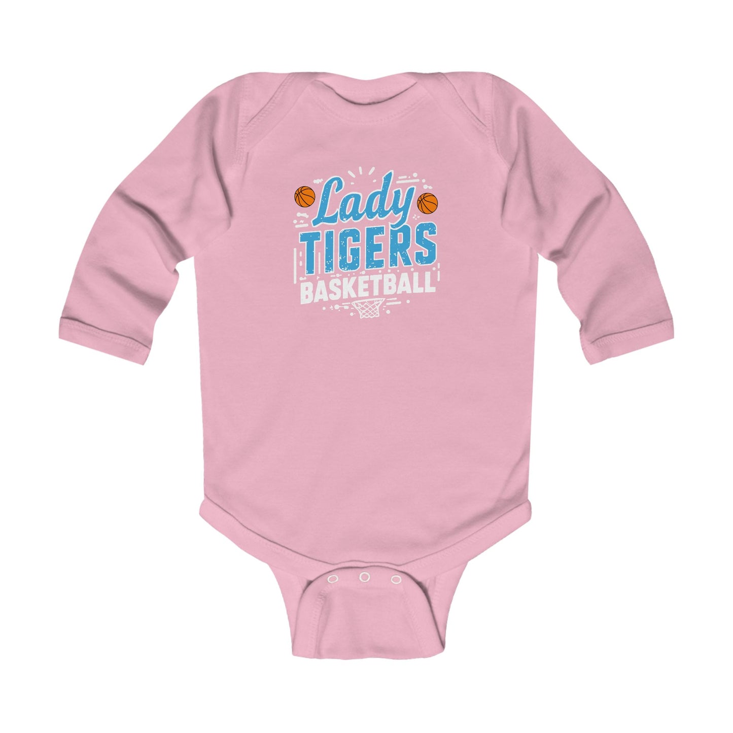 Long Sleeve Baby Bodysuit \ Brilliant Tigers Basketball \ BTBKG1