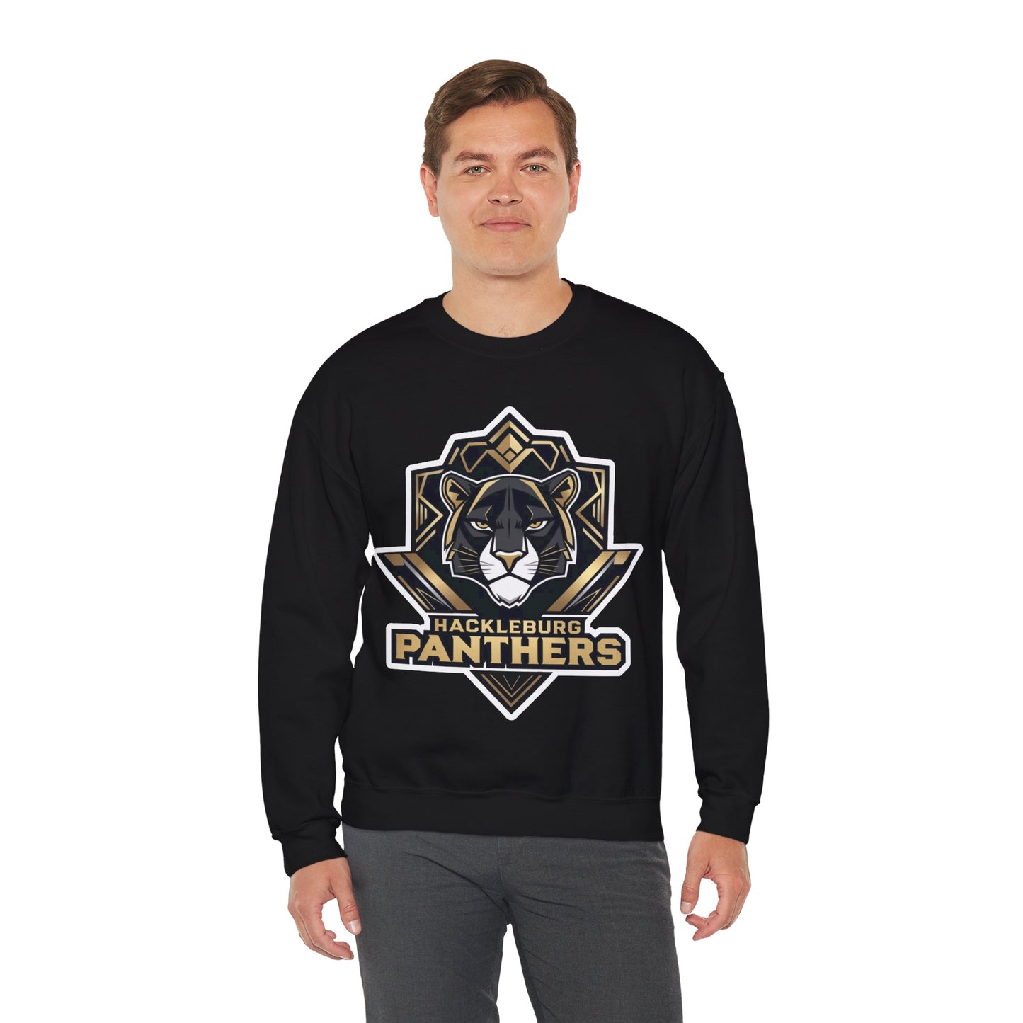 Adult Crewneck Sweatshirt \ Hackleburg Panthers \ HP1