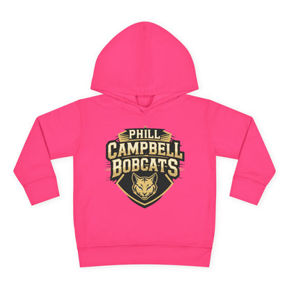 Toddler Hoodie Sweatshirt \ Phill Campbell Bobcats \ PCB1