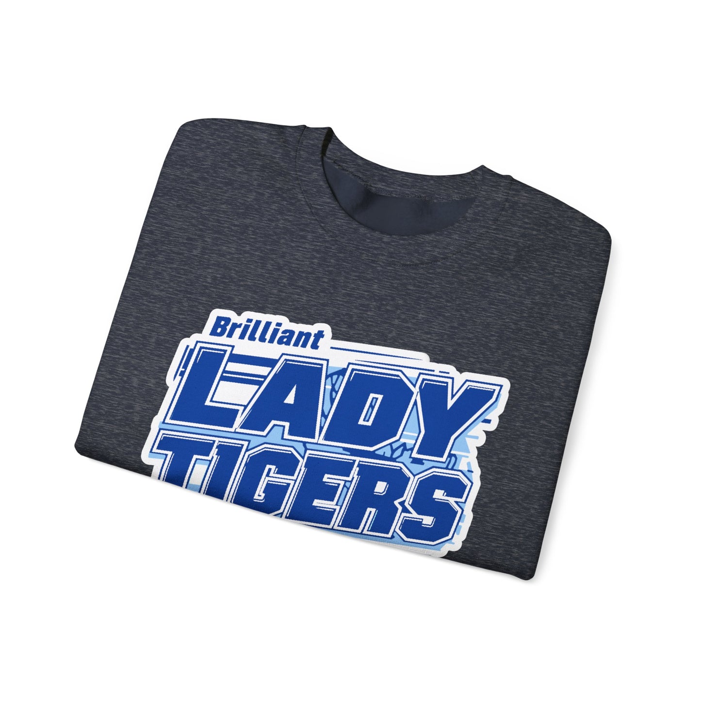 Adult Crewneck Sweatshirt \ Brilliant Tigers Basketball \ BTBKG2