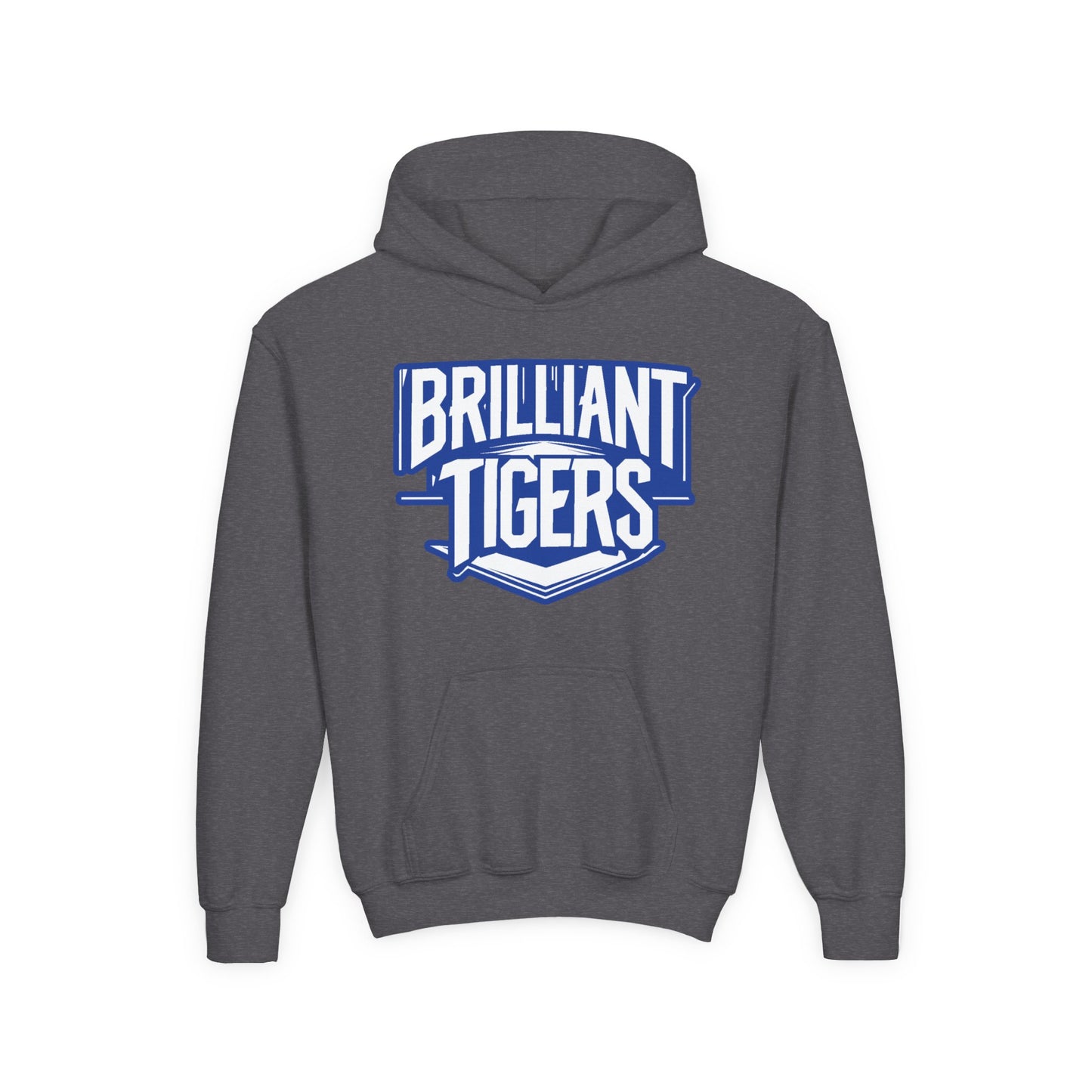 Youth Hooded Sweatshirt \ Brilliant Tigers \ BT2