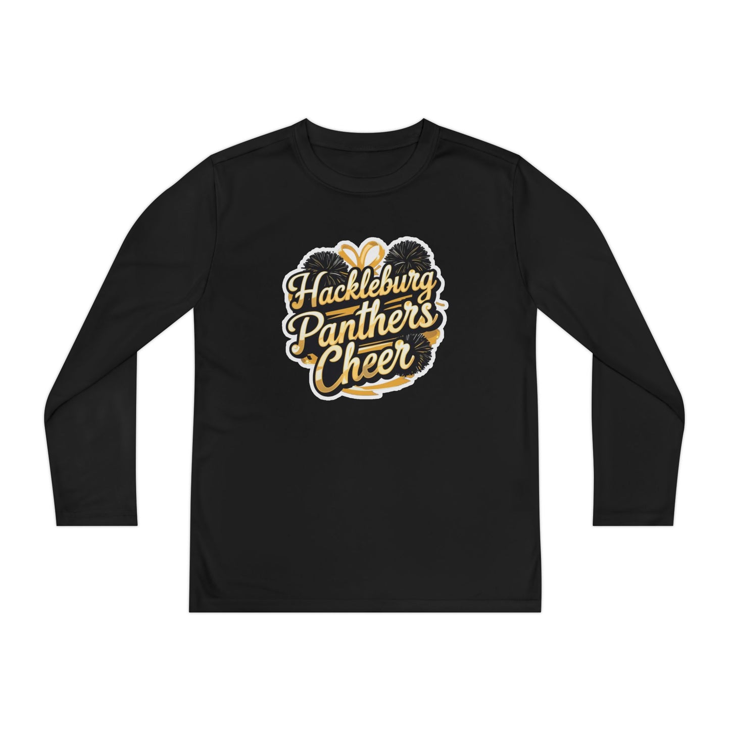 Youth Long Sleeve Tee \ Hackleburg Panthers Cheer \ HPC2