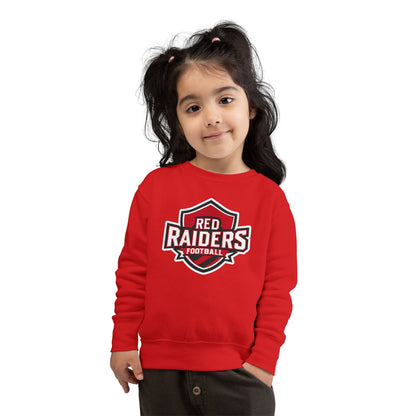 Toddler Crewneck Sweatshirt \ Marion County Red Raiders Football \ MCF2