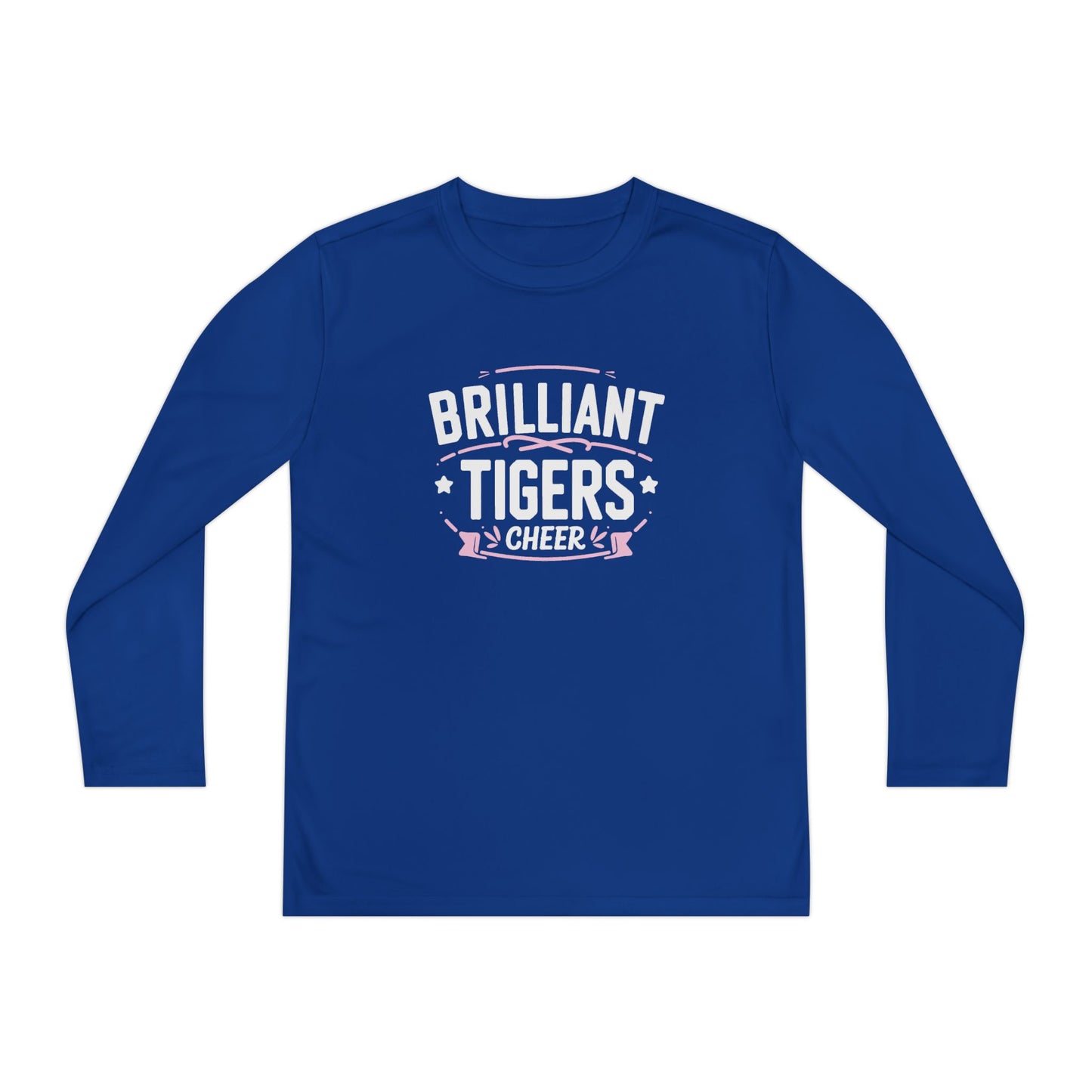 Youth Long Sleeve Tee \ Brilliant Tigers Cheer \ BTC2