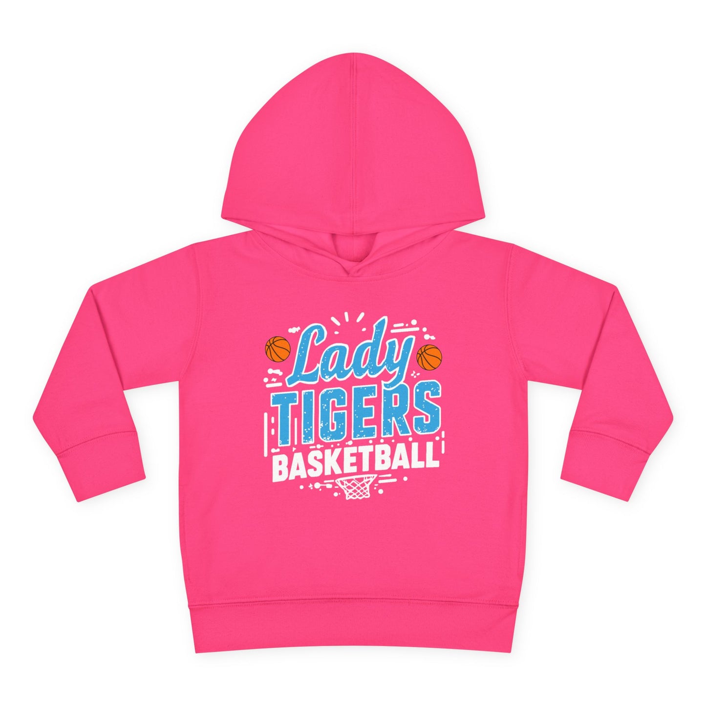 Toddler Hoodie Sweatshirt \ Brilliant Tigers Basketball \ BTBKG1