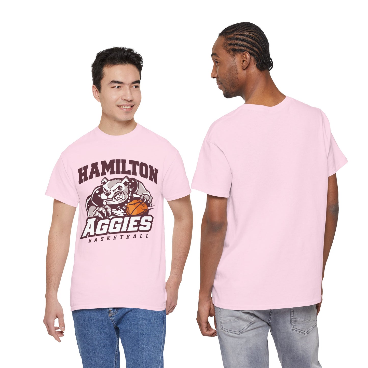 Adult Tee \ Hamilton Aggies Basketball \ HABK1