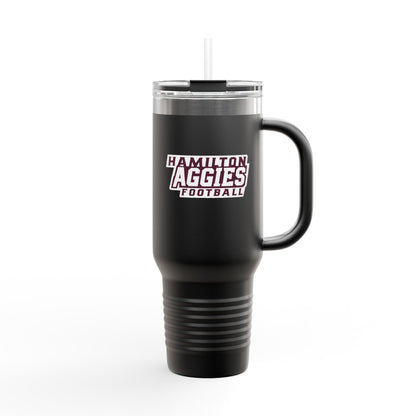 40oz Insulated Tumbler \ Hamilton Aggies Football \ HAF1