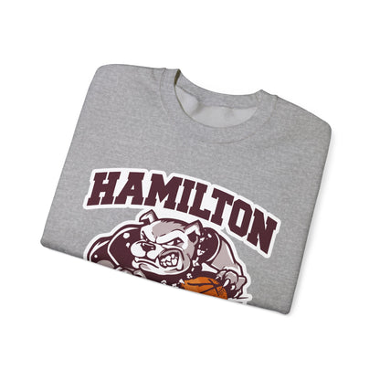 Adult Crewneck Sweatshirt \ Hamilton Aggies Basketball \ HABB1