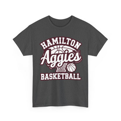 Adult Tee \ Hamilton Aggies Basketball \ HABKG1
