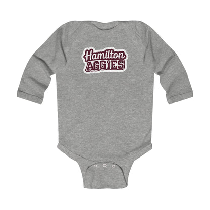 Long Sleeve Baby Bodysuit \ Hamilton Aggies \ HAG2