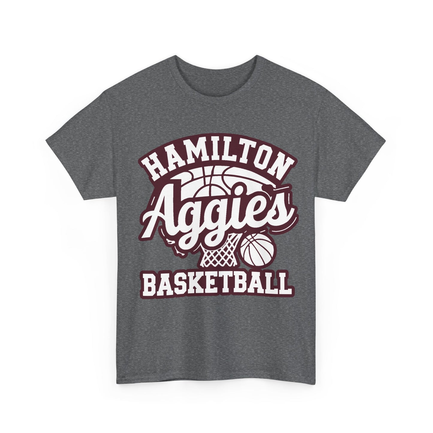 Adult Tee \ Hamilton Aggies Basketball \ HABBG1