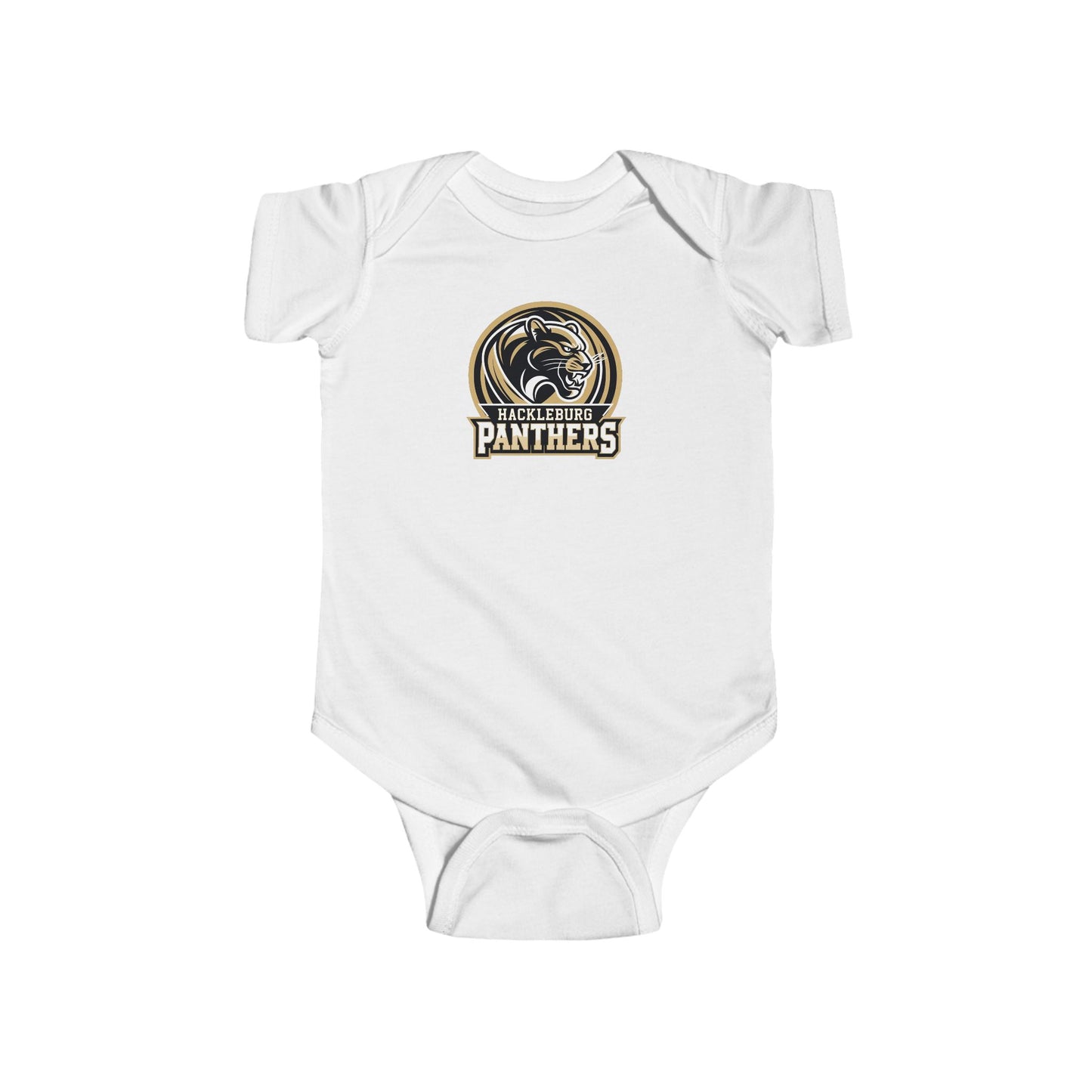 Short Sleeve Baby Bodysuit \ Hackleburg Panthers \ HP2