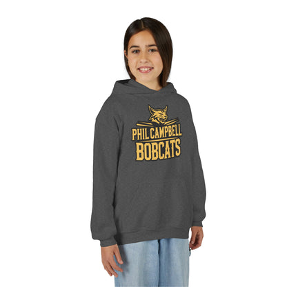 Youth Hoodie Sweatshirt \ Phil Campbell Bobcats \ PCB2