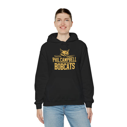 Adult Hoodie Sweatshirt \ Phil Campbell Bobcats \ PCB2