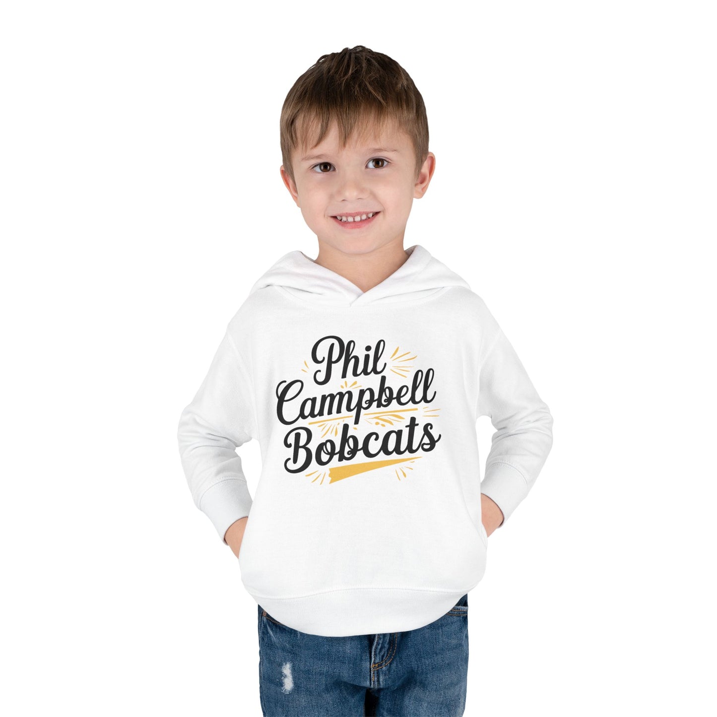 Toddler Hoodie Sweatshirt \ Phil Campbell Bobcats \ PCBG2