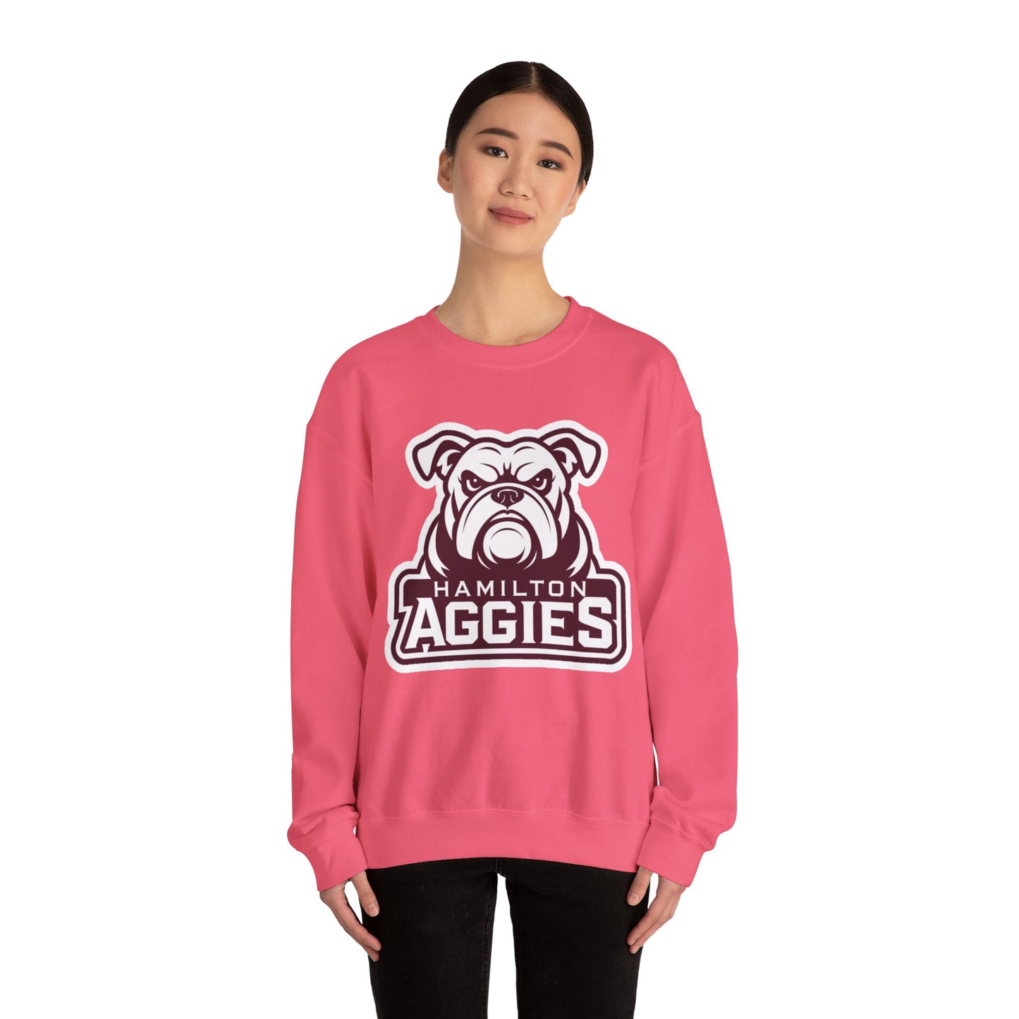 Adult Crewneck Sweatshirt \ Hamilton Aggies \ HA4