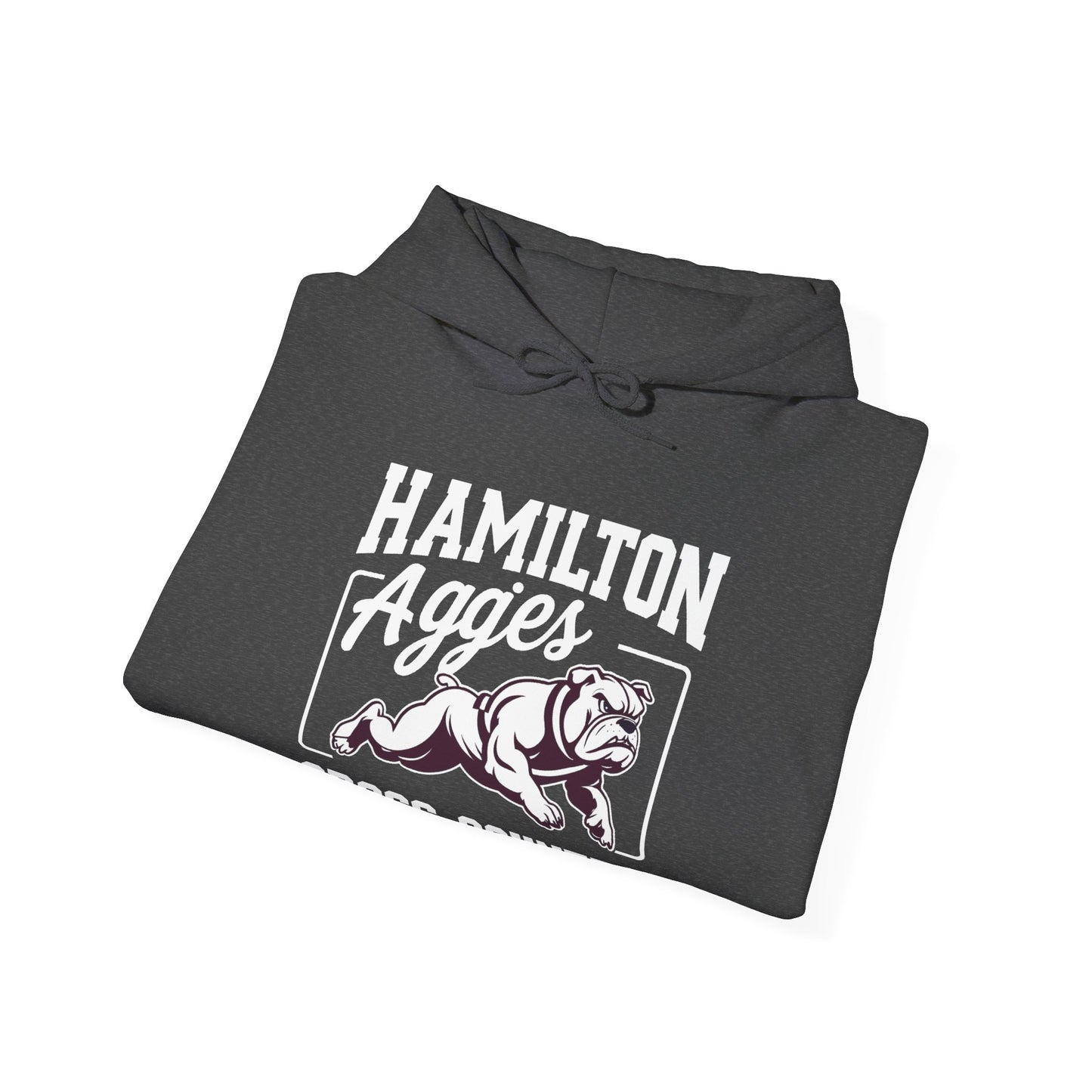 Adult Hoodie Sweatshirt \ Hamilton Aggies Cross-Country \ HCC2