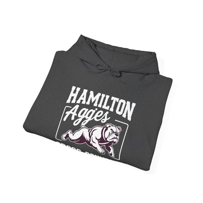 Adult Hoodie Sweatshirt \ Hamilton Aggies Cross-Country \ HCC2