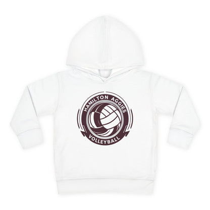 Toddler Hoodie Sweatshirt \ Hamilton Aggies Volleyball \ HAV1