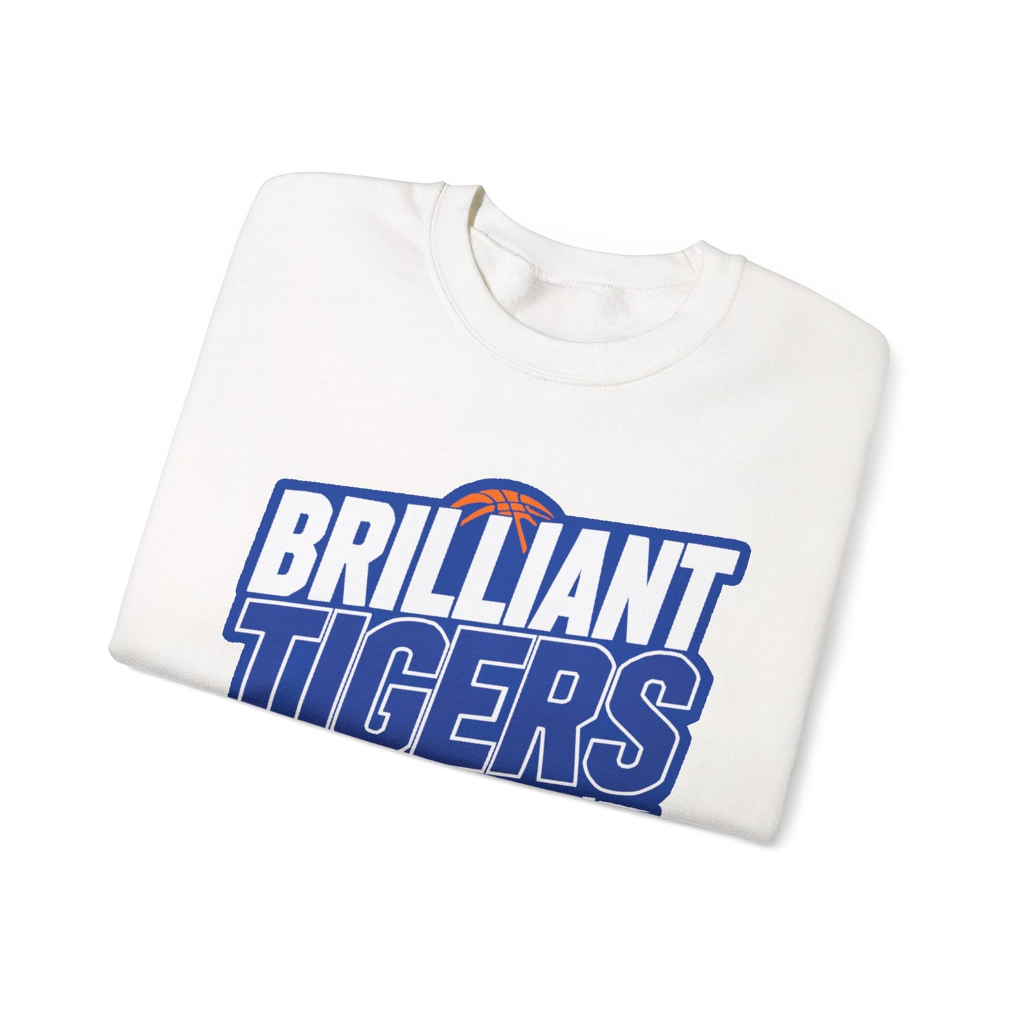 Adult Crewneck Sweatshirt \ Brilliant Tigers Basketball \ BTBK1