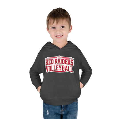 Toddler Hoodie Sweatshirt \ Marion County Red Raiders Volleyball \ MCV2