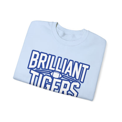 Adult Crewneck Sweatshirt \ Brilliant Tigers Football \ BTF1