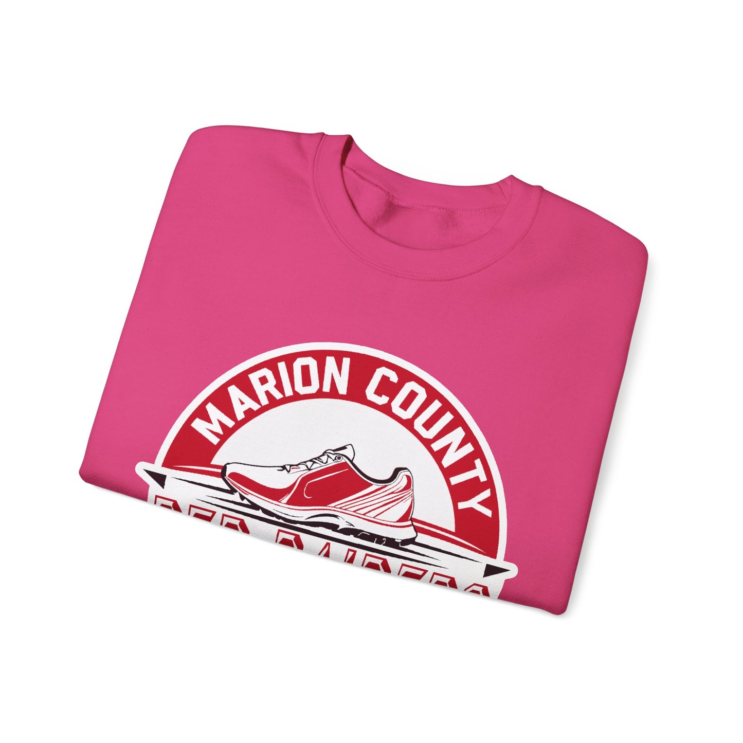 Adult Crewneck Sweatshirt \ Marion County Red Raiders Cross-Country \ MCCC1
