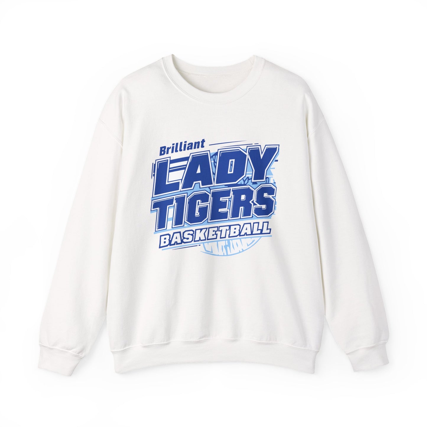 Adult Crewneck Sweatshirt \ Brilliant Tigers Basketball \ BTBKG2