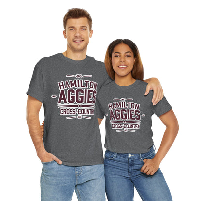 Adult Tee \ Hamilton Aggies Cross-Country \ HCC1