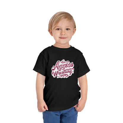 Toddler Tee \ Hamilton Aggies Wrestling \ HAWG2