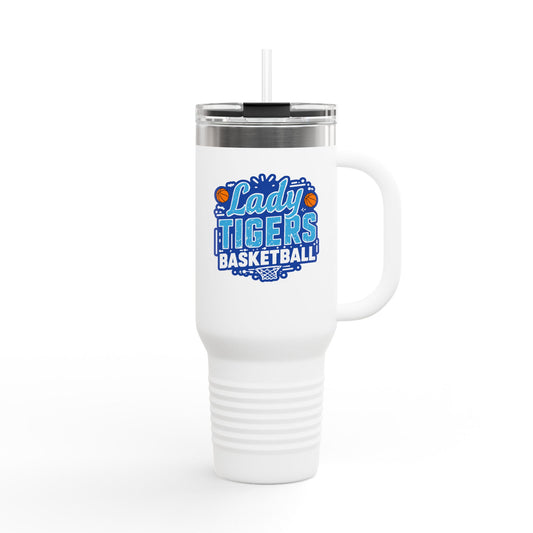 40oz Insulated Tumbler \ Brilliant Tigers Basketball \ BTBKG1