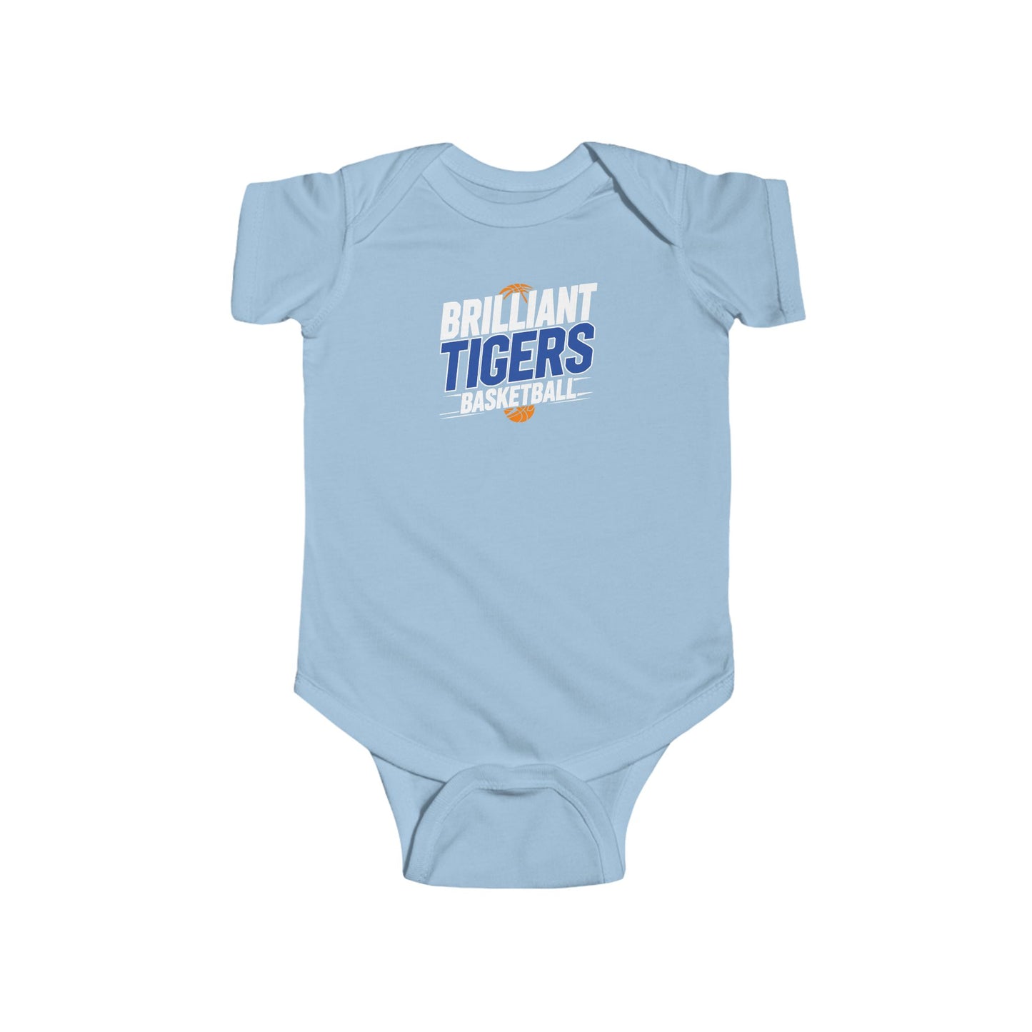 Short Sleeve Baby Bodysuit \ Brilliant Tigers Basketball \ BTBK1