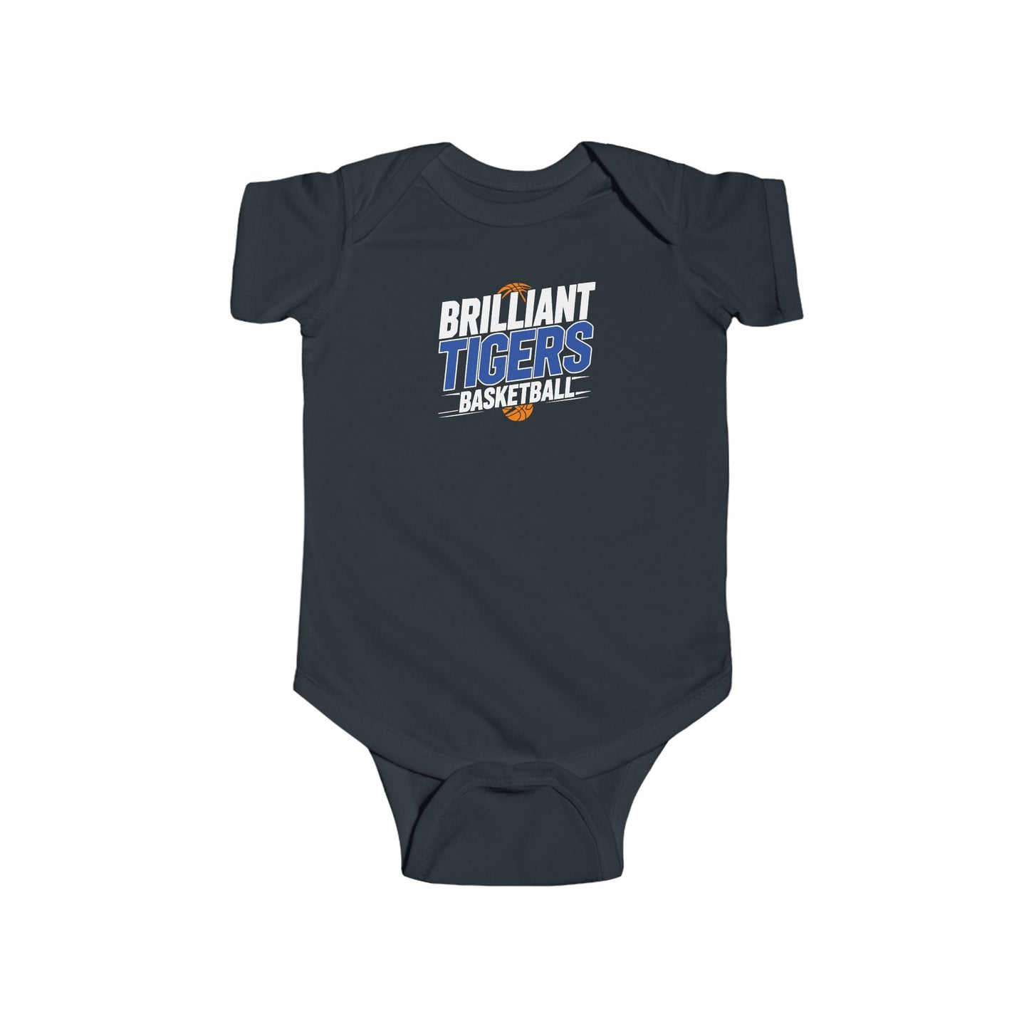 Short Sleeve Baby Bodysuit \ Brilliant Tigers Basketball \ BTBK1