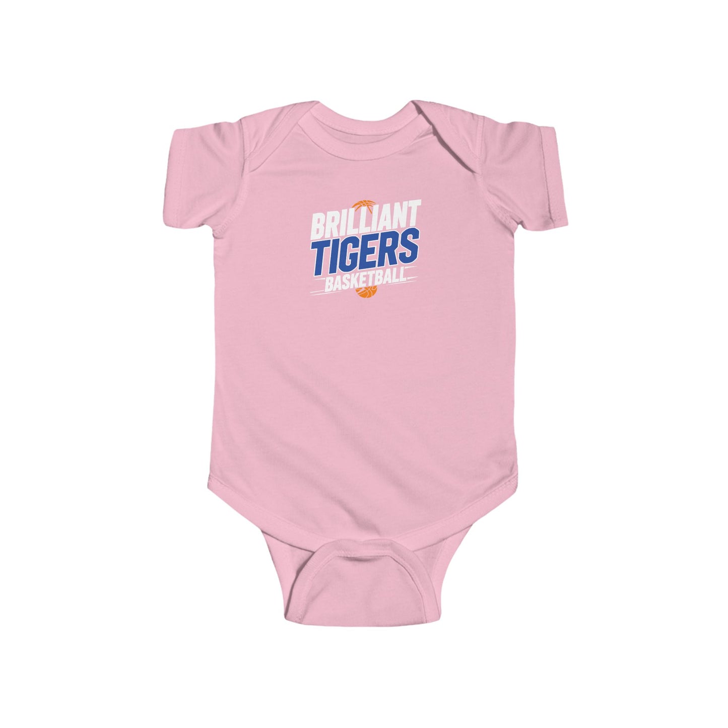 Short Sleeve Baby Bodysuit \ Brilliant Tigers Basketball \ BTBK1
