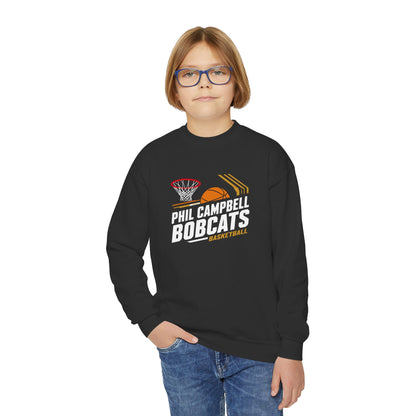 Youth Crewneck Sweatshirt \ Phil Campbell Bobcats Basketball \ PCBBK1