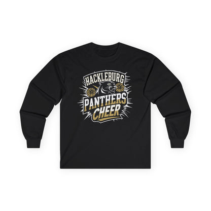 Adult Long Sleeve Tee \ Hackleburg Panthers Cheer \ HPC1