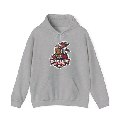 Adult Hooded Sweatshirt \ Marion County Red Raiders \ MC2
