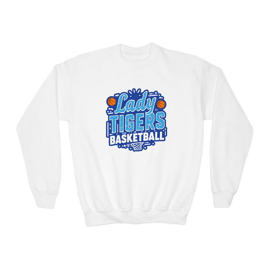 Youth Crewneck Sweatshirt \ Brilliant Tigers Basketball \ BTBKG1