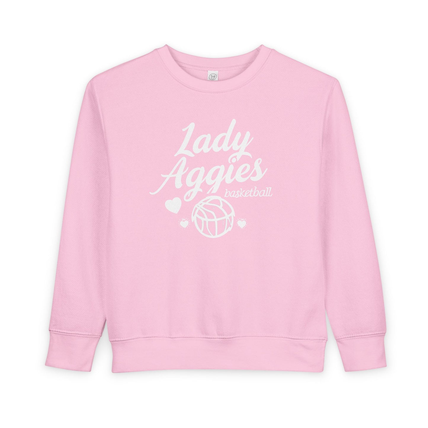 Toddler Crewneck Sweatshirt \ Hamilton Aggies Basketball \ HABBG2