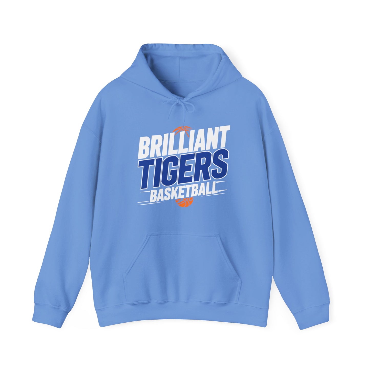 Adult Hoodie Sweatshirt \ Brilliant Tigers Basketball \ BTBK1