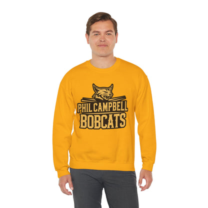 Adult Crewneck Sweatshirt \ Phil Campbell Bobcats \ PCB2