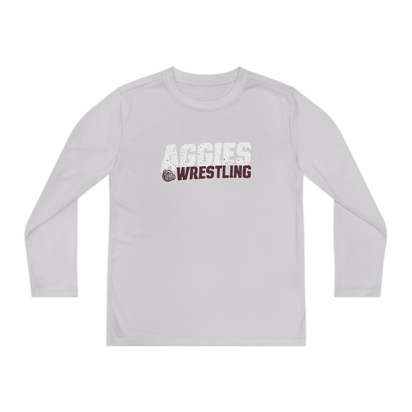 Youth Long Sleeve Tee \ Hamilton Aggies Wrestling \ HAW3