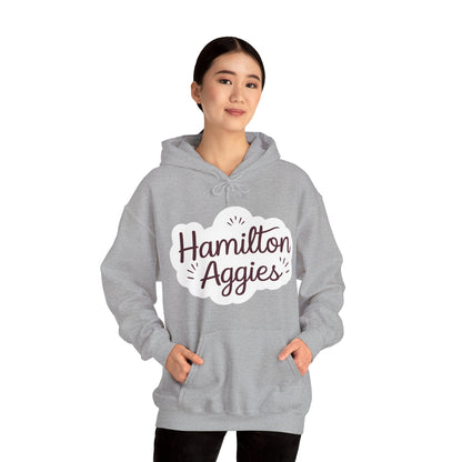 Adult Hoodie Sweatshirt \ Hamilton Aggies \ HAG1