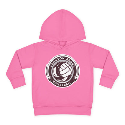 Toddler Hoodie Sweatshirt \ Hamilton Aggies Volleyball \ HAV1