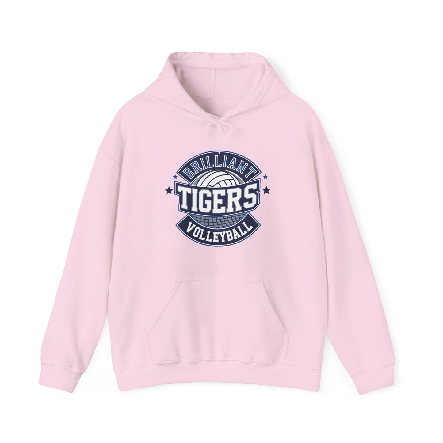 Adult Hoodie Sweatshirt \ Brilliant Tigers Volleyball \ BTV1